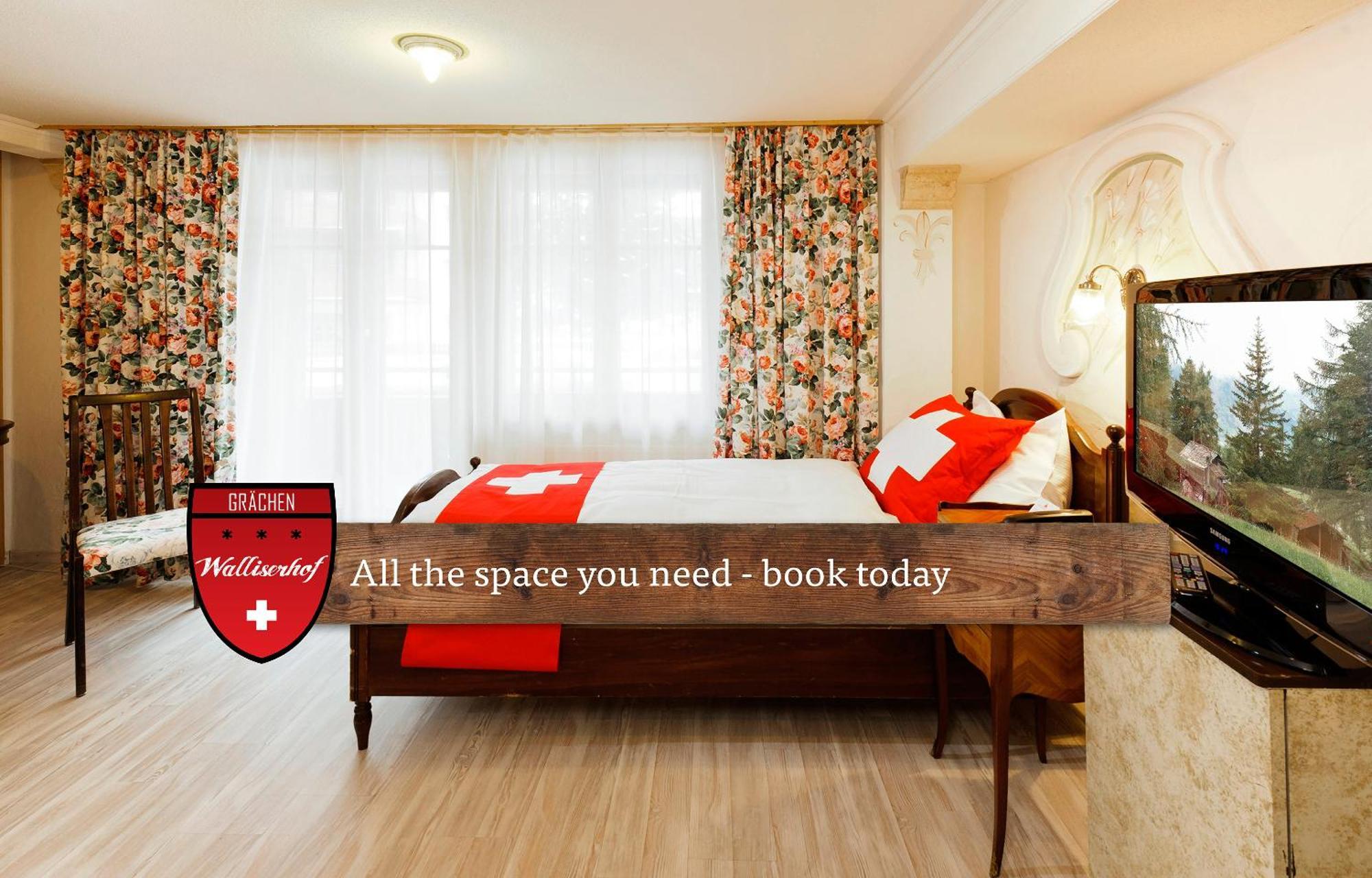 Hotel Walliserhof - The Dom Collection Grachen Room photo