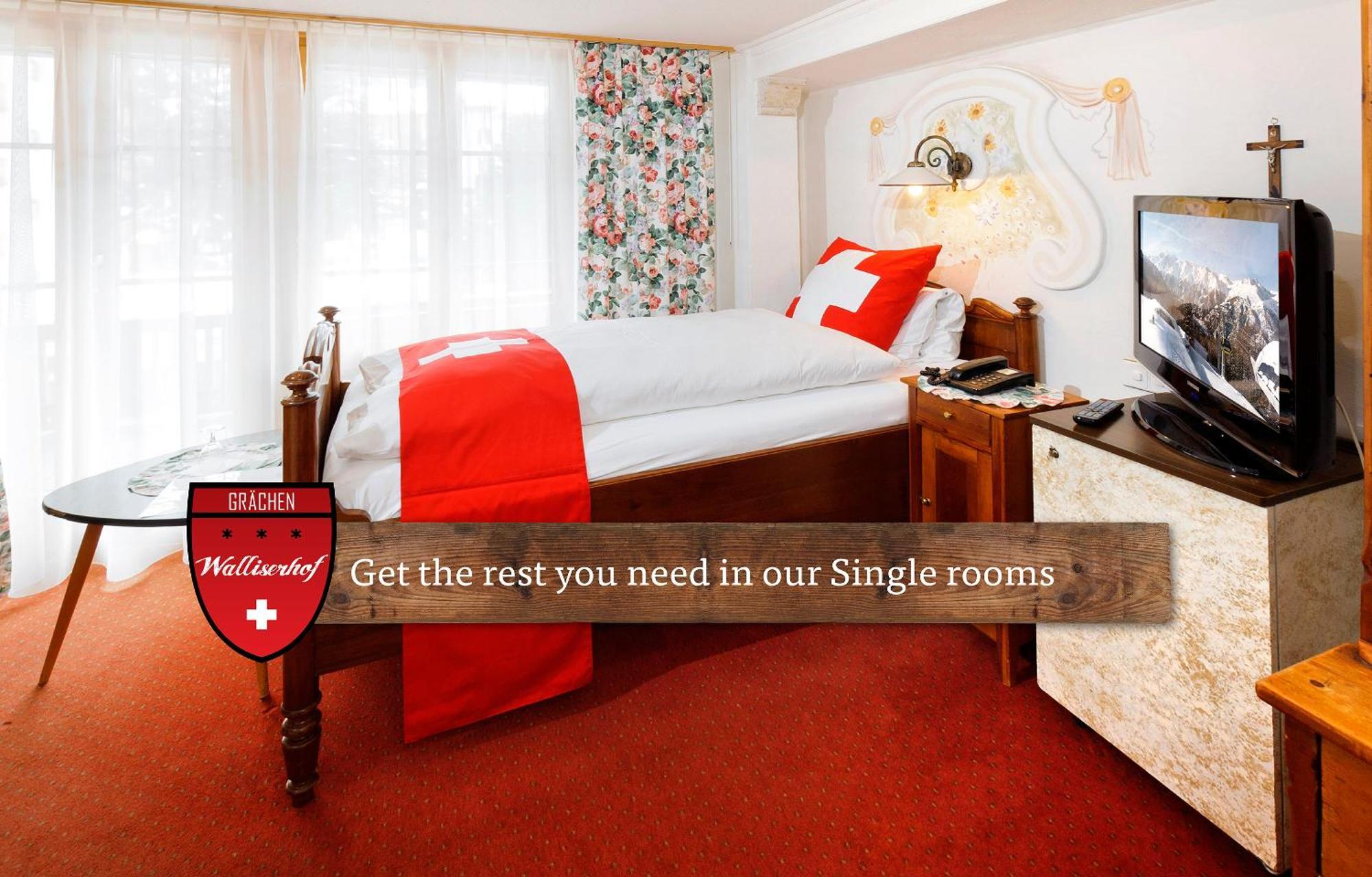 Hotel Walliserhof - The Dom Collection Grachen Room photo