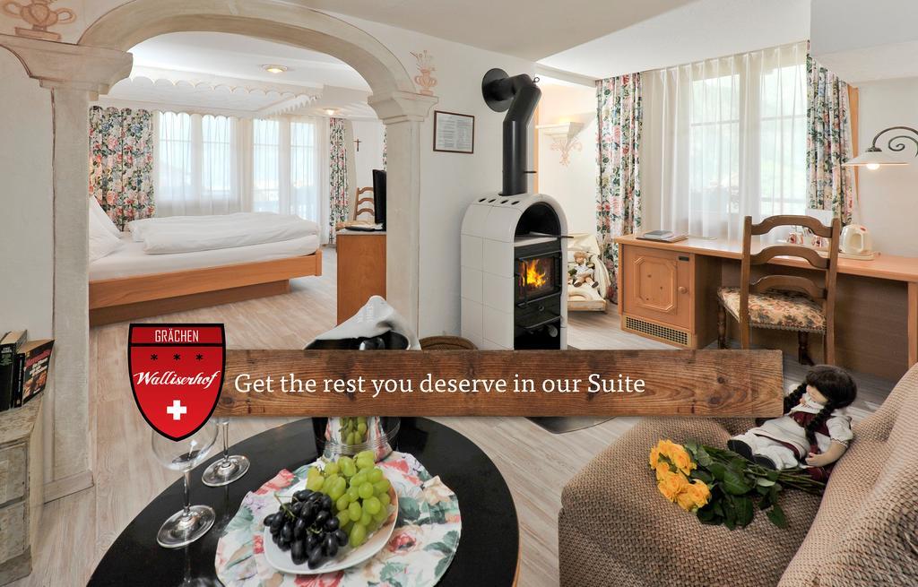 Hotel Walliserhof - The Dom Collection Grachen Room photo