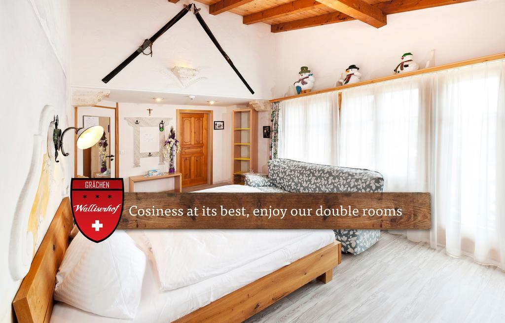 Hotel Walliserhof - The Dom Collection Grachen Room photo